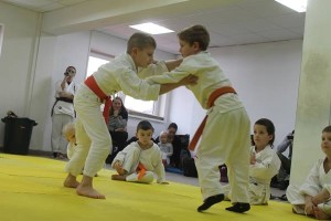 I Turniej Furo Karate w Andrespolu. Na zdjęciu Wiktor Klein i Adam Kominiak (2)