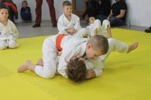 I Turniej Furo Karate w Andrespolu. Na zdjęciu Wiktor Klein i Adam Kominiak