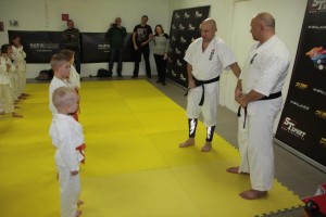 Egzaminy na pasy Furo Karate w VTP Gym w Andrespolu Kamil Bazelak Jan Schneider